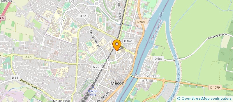 localisation de l'entreprise ASSOCIATION EPINOCHES AMITIES à MACON