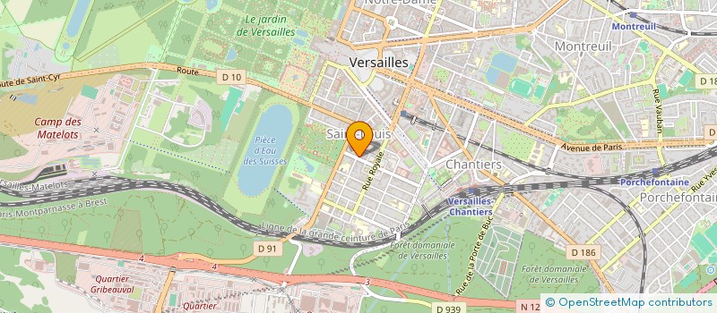 localisation de l'entreprise ASSOCIATION EPISTOLE à VERSAILLES
