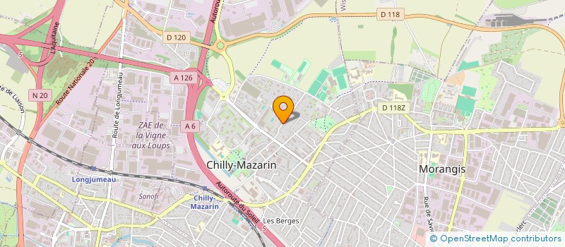 localisation de l'entreprise ASSOCIATION EPOKHE  CHILLY-MAZARIN