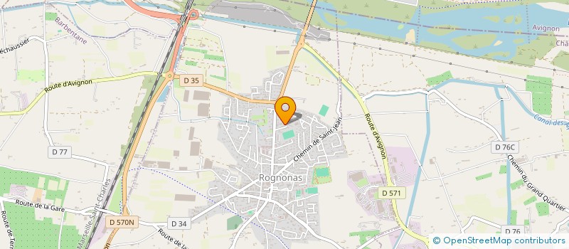 localisation de l'entreprise ASSOCIATION EPONA  ROGNONAS