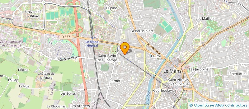 localisation de l'entreprise ASSOCIATION EPSILONE à LE MANS