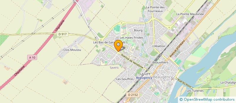 localisation de l'entreprise ASSOCIATION EQUESTRE DE BEAUGENCY à BEAUGENCY