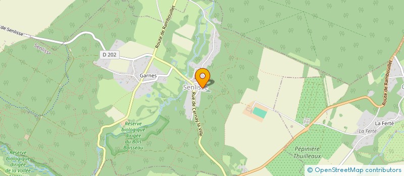 localisation de l'entreprise ASSOCIATION EQUESTRE DE MALVOISINE  SENLISSE