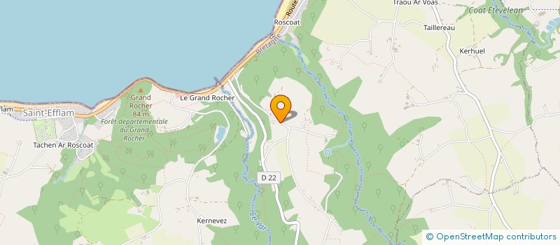 localisation de l'entreprise ASSOCIATION EQUESTRE DU YAR  TREDUDER