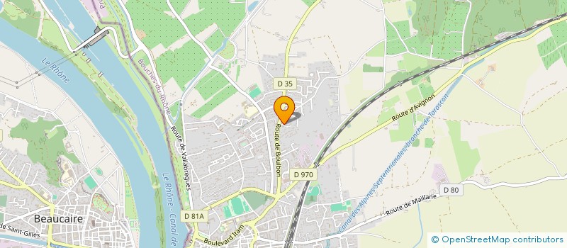 localisation de l'entreprise ASSOCIATION EQUESTRE ET TAURINE  TARASCON