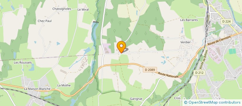 localisation de l'entreprise ASSOCIATION EQUESTRE LA TUILERIE  PESCHADOIRES