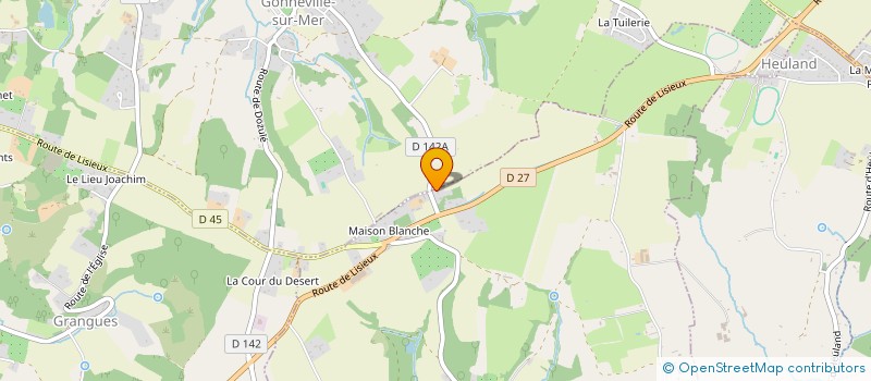 localisation de l'entreprise ASSOCIATION EQUESTRE NORMANDE  DOZULE