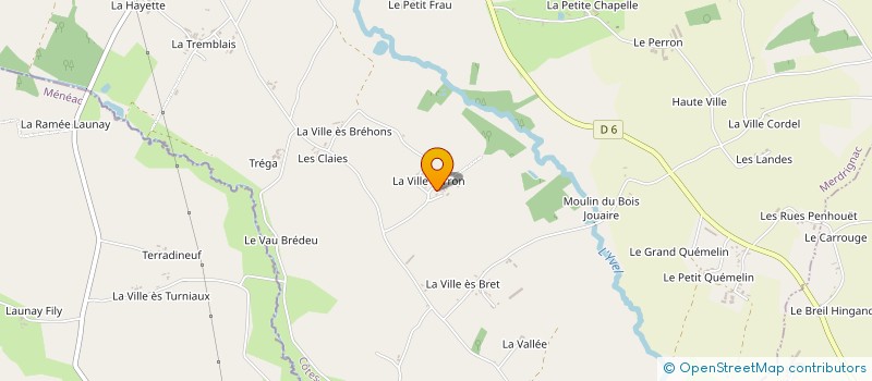 localisation de l'entreprise ASSOCIATION EQUESTRE VILLE FERRON  MERDRIGNAC