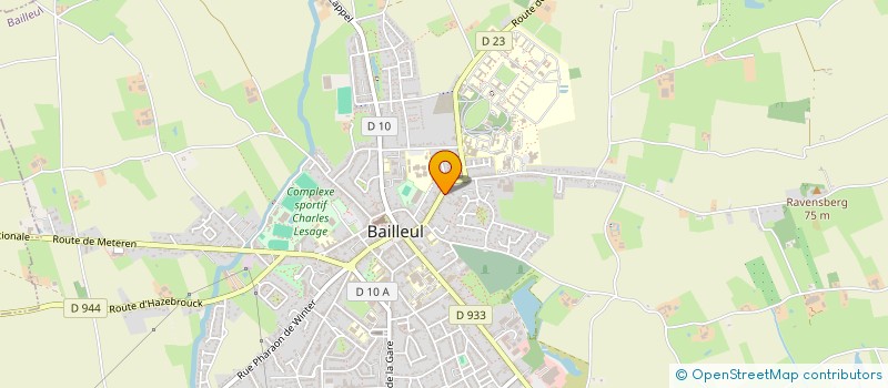 localisation de l'entreprise ASSOCIATION EQUI'BELLE à BAILLEUL