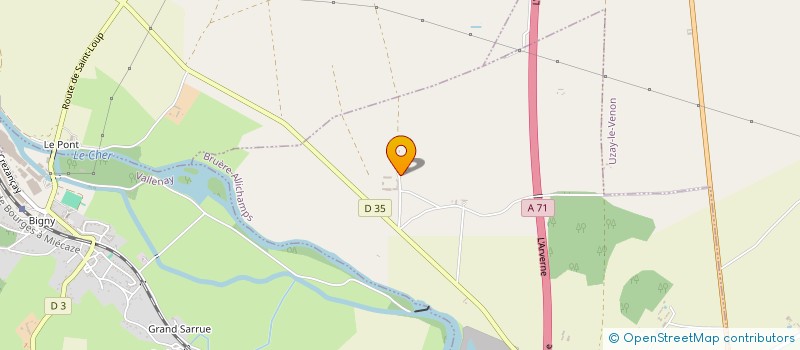 localisation de l'entreprise ASSOCIATION EQUI BERRY  NOZIERES