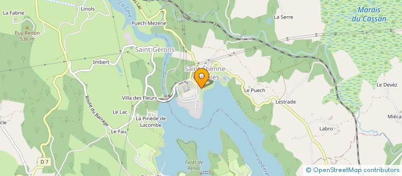 localisation de l'entreprise ASSOCIATION EQUI'LAC DE CANTALES à SAINT-ETIENNE-CANTALES