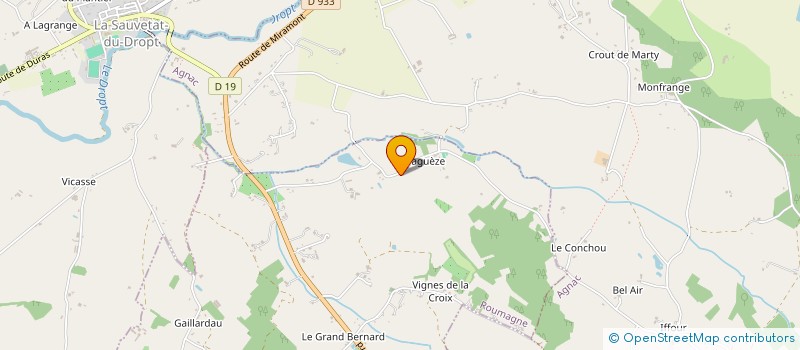 localisation de l'entreprise ASSOCIATION EQUI LIBRE  ROUMAGNE