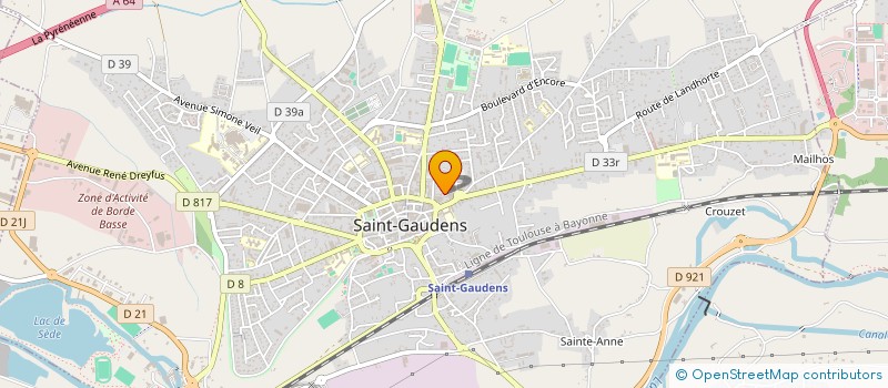 localisation de l'entreprise ASSOCIATION EQUI-LIBRE à SAINT-GAUDENS