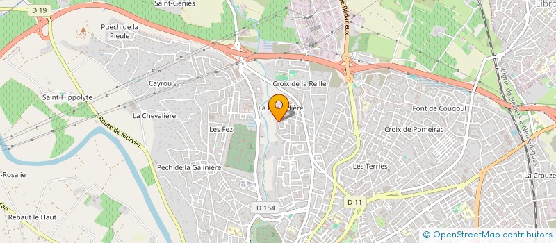 localisation de l'entreprise ASSOCIATION EQUI-MEME à BEZIERS