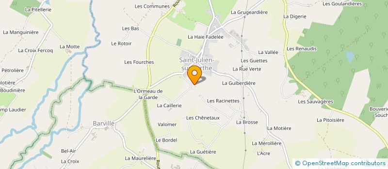 localisation de l'entreprise ASSOCIATION EQUI OUEST DECOUVERTE à SAINT-JULIEN-SUR-SARTHE