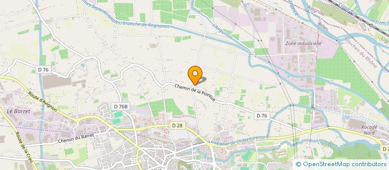 localisation de l'entreprise ASSOCIATION EQUI-TROT  CHATEAURENARD