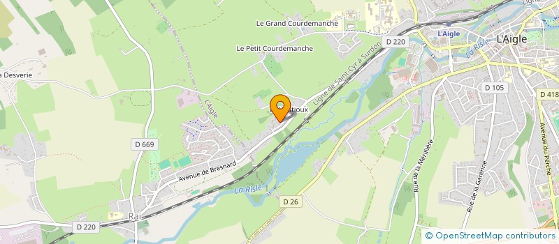 localisation de l'entreprise ASSOCIATION EQUI'VAULT à SAINT-SYMPHORIEN-DES-BRUYERES