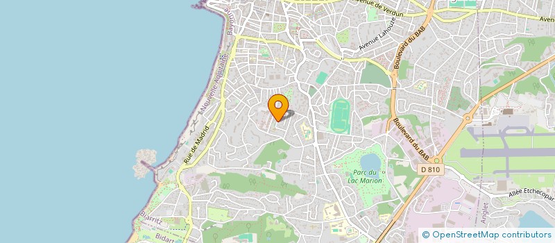 localisation de l'entreprise ASSOCIATION EQUILIBRE à BIARRITZ