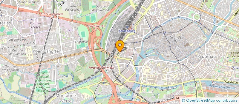 localisation de l'entreprise ASSOCIATION EQUILIBRE à STRASBOURG