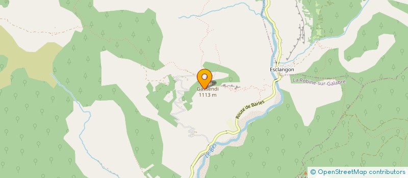 localisation de l'entreprise ASSOCIATION EQUILIENS  LA ROBINE-SUR-GALABRE