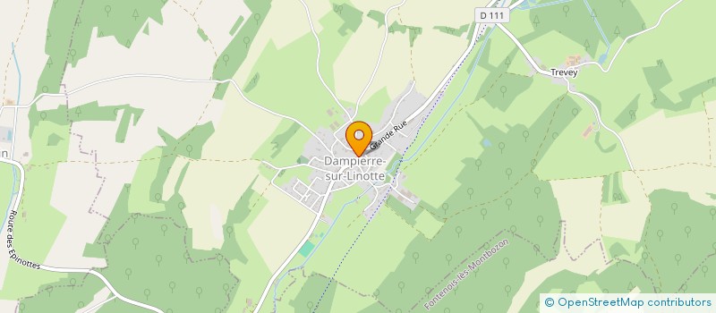localisation de l'entreprise ASSOCIATION EQUIPE DE SANTE DE DAMPIERRE (ESD)  DAMPIERRE-SUR-LINOTTE
