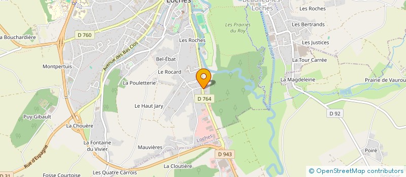 localisation de l'entreprise ASSOCIATION EQUIPE LOCHOISE D'AEROMODELISME  LOCHES