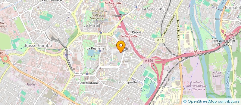 localisation de l'entreprise ASSOCIATION EQUIPEE REYNERIE à TOULOUSE