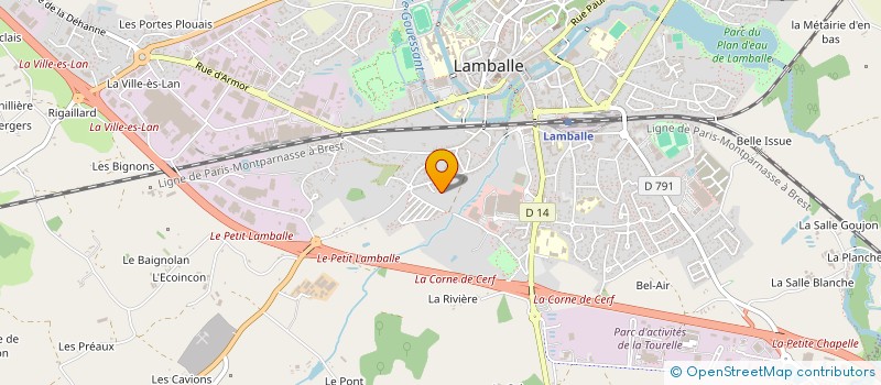 localisation de l'entreprise ASSOCIATION EQUITATION EN BRETAGNE à LAMBALLE-ARMOR