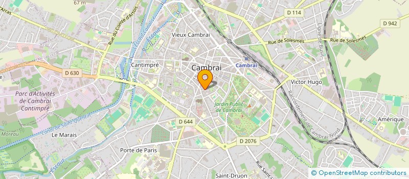 localisation de l'entreprise ASSOCIATION ERATO-CAMBRAI à CAMBRAI
