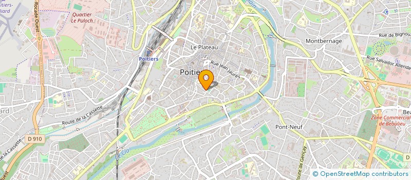 localisation de l'entreprise ASSOCIATION ERBA PLUS à POITIERS