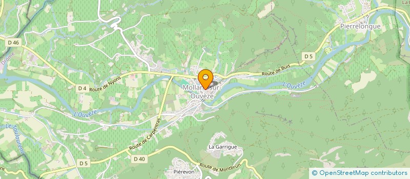 localisation de l'entreprise ASSOCIATION ERBAS - EDITIONS RUE DU BARRY - ATELIERS DE LA SERRE  MOLLANS-SUR-OUVEZE