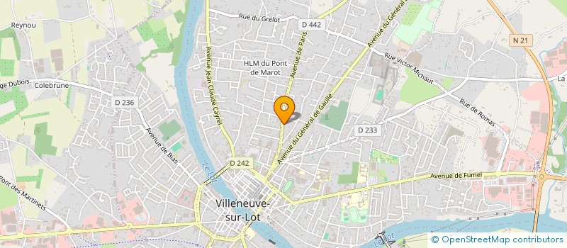 localisation de l'entreprise ASSOCIATION EREVORN  VILLENEUVE-SUR-LOT