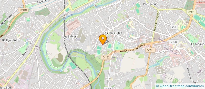 localisation de l'entreprise ASSOCIATION ERGOTDAH à POITIERS