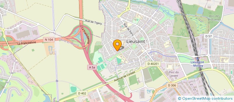 localisation de l'entreprise ASSOCIATION ERIC MUSETTE  LIEUSAINT