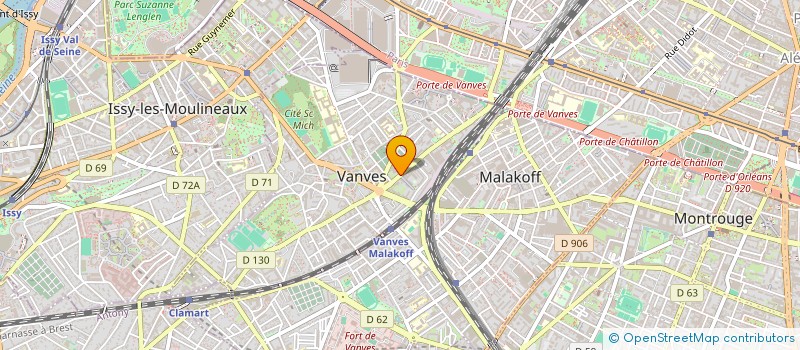 localisation de l'entreprise ASSOCIATION ERIN à VANVES