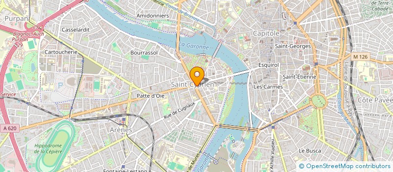 localisation de l'entreprise ASSOCIATION ES MA  TOULOUSE