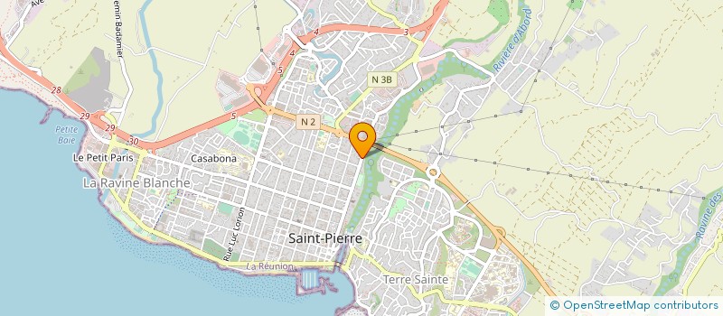 localisation de l'entreprise ASSOCIATION ESCALADE D'ABORD à SAINT-PIERRE