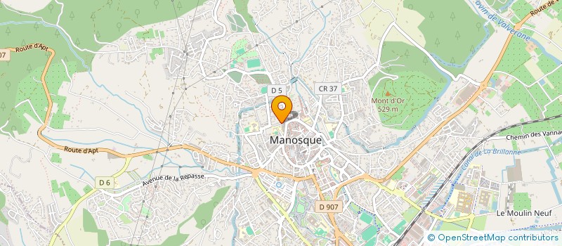 localisation de l'entreprise ASSOCIATION ESCALE à MANOSQUE