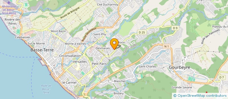 localisation de l'entreprise ASSOCIATION ESCALE A TI MOUN à SAINT-CLAUDE