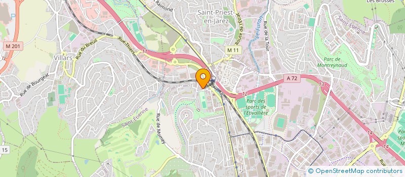 localisation de l'entreprise ASSOCIATION ESCAPILADE  SAINT-ETIENNE