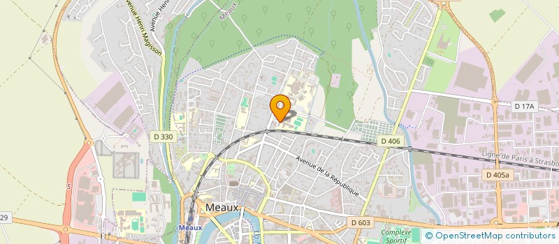 localisation de l'entreprise ASSOCIATION ESPACE à MEAUX