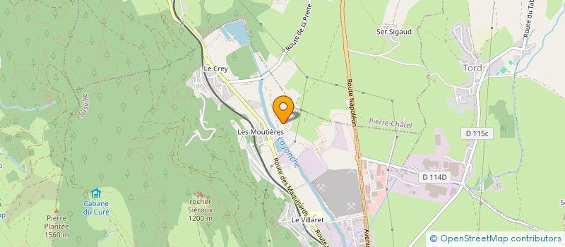 localisation de l'entreprise ASSOCIATION ESPACE COMMERCIAL MATHEYSIN  LA MURE