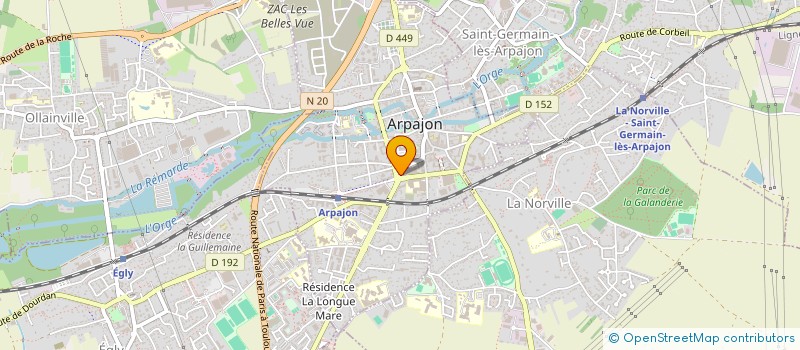 localisation de l'entreprise ASSOCIATION ESPACE EMPLOI à ARPAJON