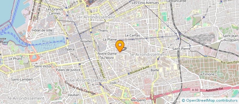 localisation de l'entreprise ASSOCIATION ESPACE FAMILLES MARSEILLE à MARSEILLE