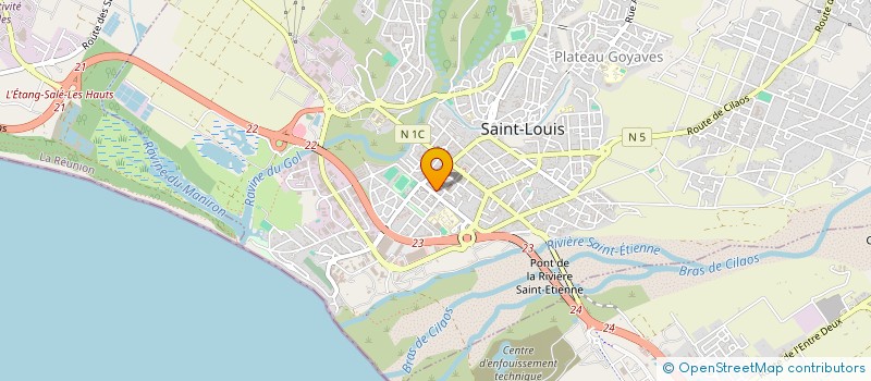 localisation de l'entreprise ASSOCIATION ESPACE JEUNE POUR L'EDUCATION POPULAIRE à SAINT-LOUIS