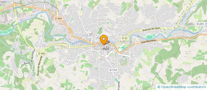 localisation de l'entreprise ASSOCIATION ESPACE LUBERON à APT