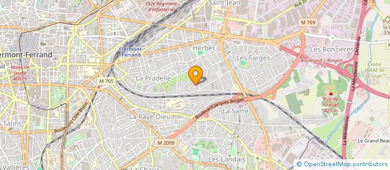 localisation de l'entreprise ASSOCIATION ESPACE TAXIS à CLERMONT-FERRAND