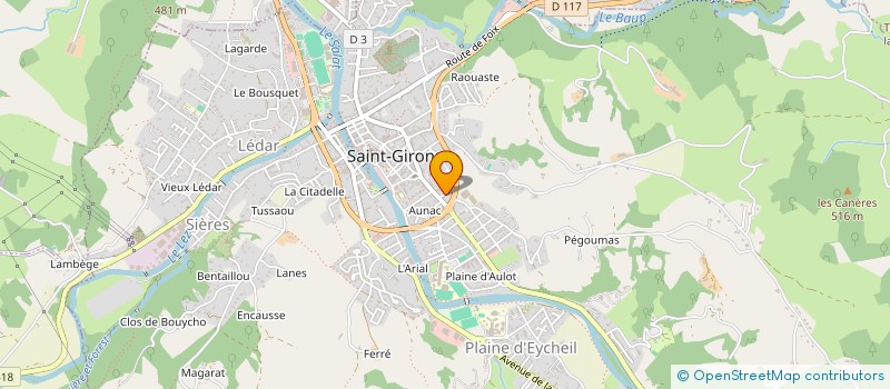 localisation de l'entreprise ASSOCIATION ESPACE TIVOLI à SAINT-GIRONS