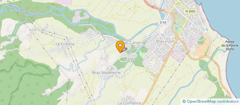 localisation de l'entreprise ASSOCIATION ESPACE VERT ET POTAGERS à SAINT-BENOIT