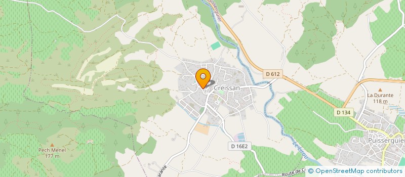 localisation de l'entreprise ASSOCIATION ESPER MEDIATION - ESPACE MEDIATION SUD OCCITANIE  CREISSAN